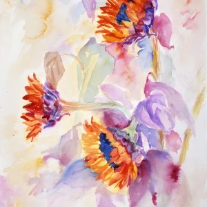 Three Sunflowers