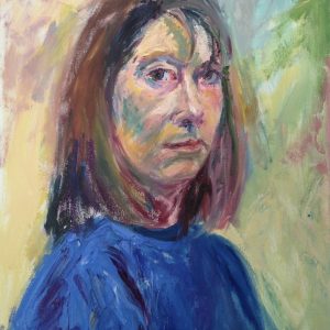 Self-Portrait Blue Sweatshirt